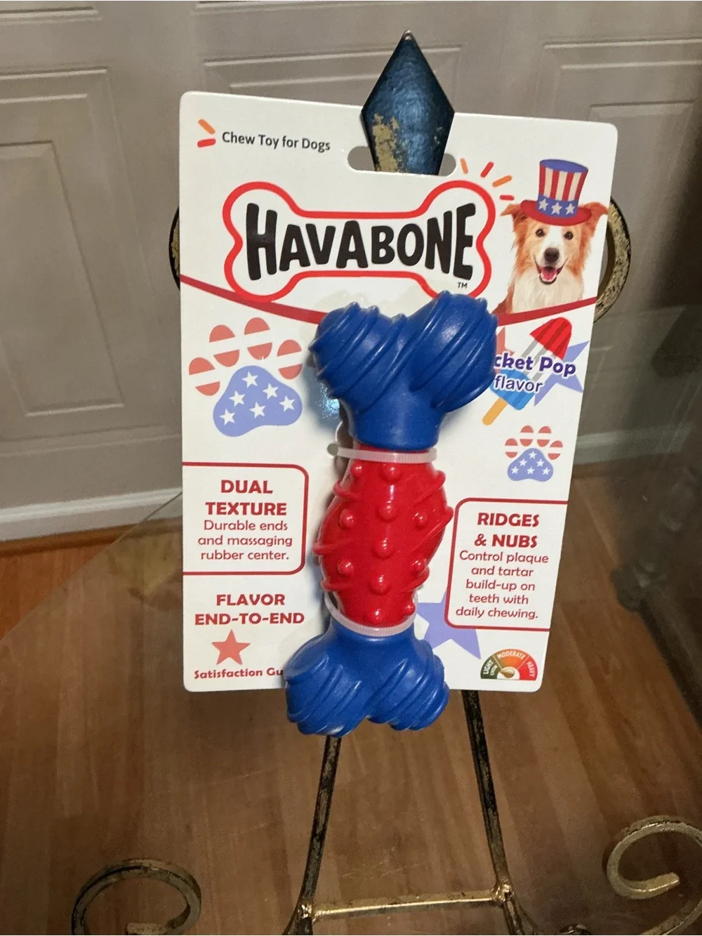 Havabone Dental Bone - Made with Bamboo Fiber and a Massaging Rubber 5.5